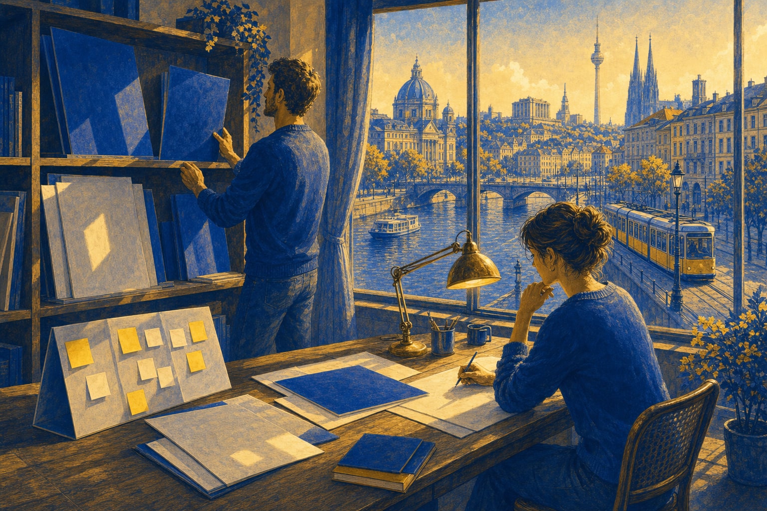 Editorial cover for The European Creative Shelf That Finishes Work