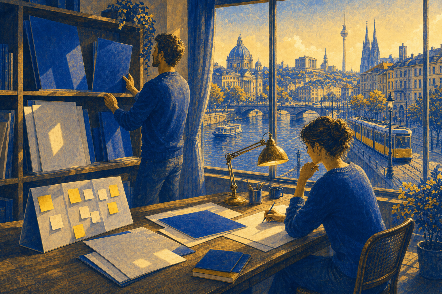 Editorial cover for The European Creative Shelf That Finishes Work