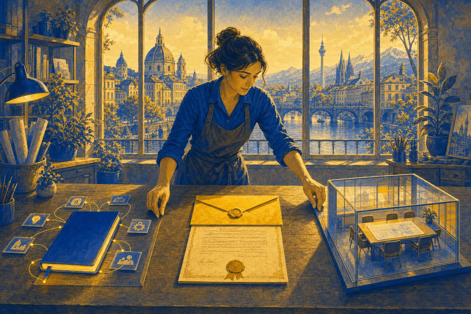 Editorial cover for The European Desk That Stays Clear