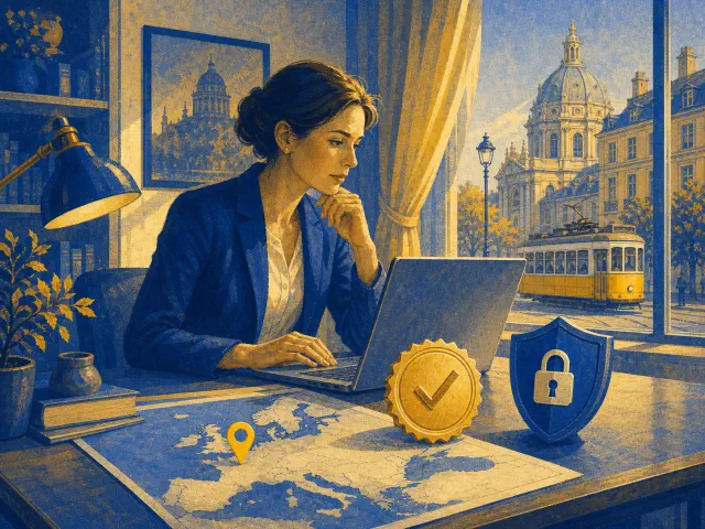 A European curator reviewing software for origin, quality, and privacy